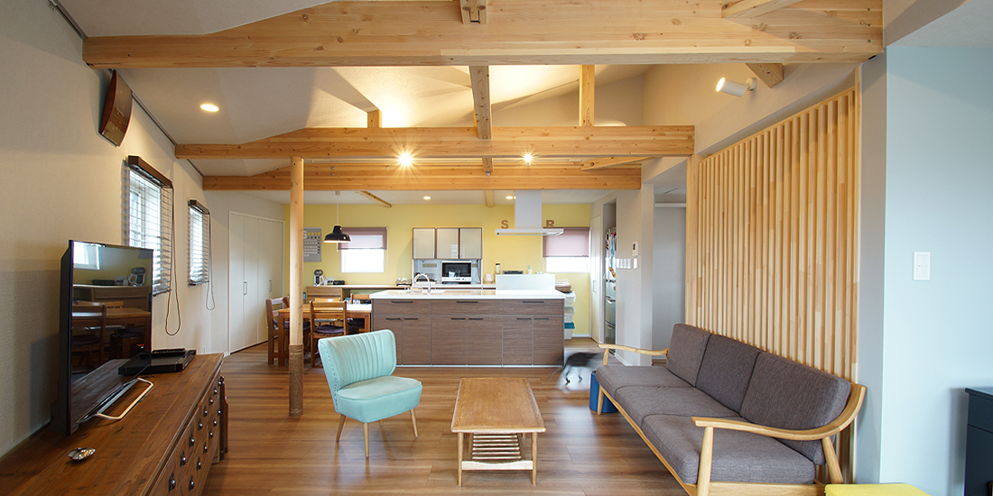 RCと木造のハイブリッド住宅